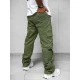 Vīriešu platas haki krāsas bikses Deril O/G3016Z