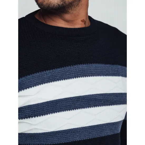 Men's dark blue jumper Firol WX2248