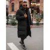 Vīriešu melna ziemas jaka Bruno JS/19M1290/392