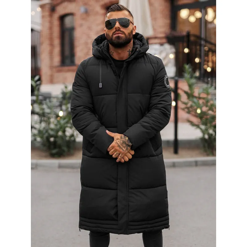 Vīriešu melna ziemas jaka Bruno JS/19M1290/392