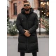 Vīriešu melna ziemas jaka Bruno JS/19M1290/392