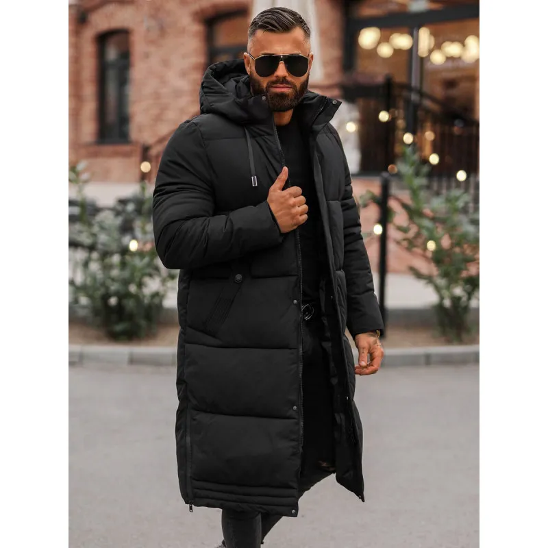 Vīriešu melna ziemas jaka Bruno JS/19M1290/392