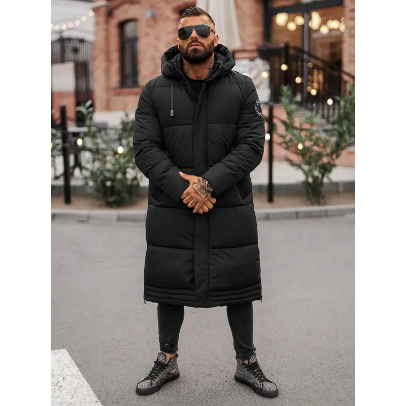 Vīriešu melna ziemas jaka Bruno JS/19M1290/392