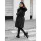 Adnel melna sieviešu divpusējā jaka TY4587