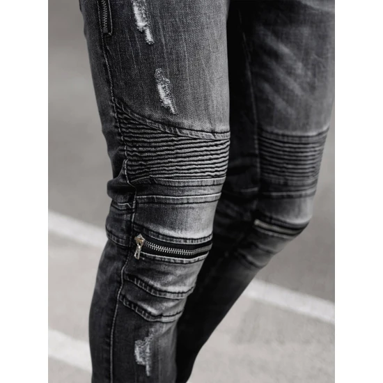 Melni vīriešu džinsi Vulon NB/MP0007N