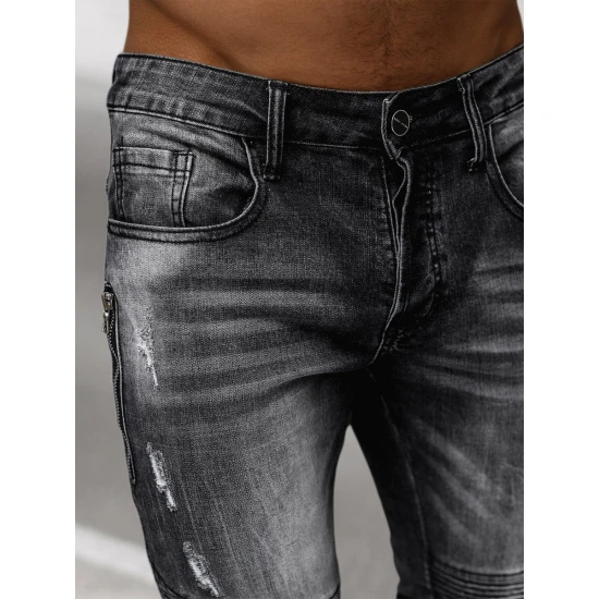 Melni vīriešu džinsi Vulon NB/MP0007N