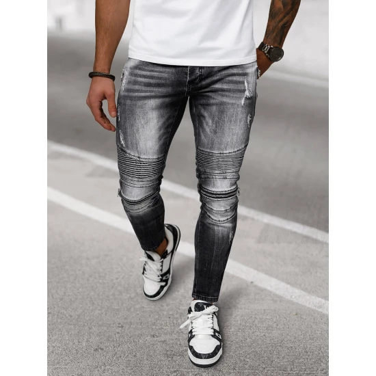 Melni vīriešu džinsi Vulon NB/MP0007N
