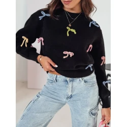 Sieviešu melns džemperis Tula