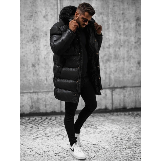 Vīriešu melna jaka Alom O/M800Z