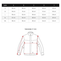 Sarkana vīriešu jaka Alom