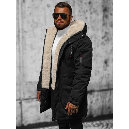 Vīriešu melna ziemas jaka Optin JS/5M3123/392