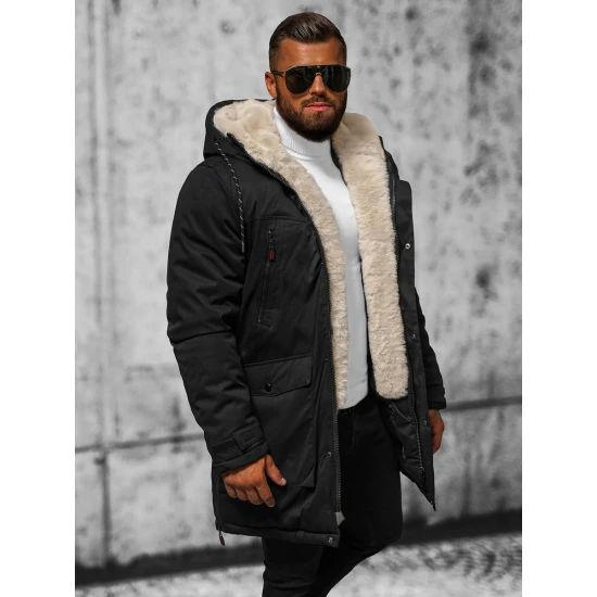 Vīriešu melna ziemas jaka Optin JS/5M3123/392