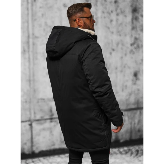 Vīriešu melna ziemas jaka Optin JS/5M3123/392