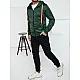 Vīriešu zaļš džemperis Ziper BX5860 FDM