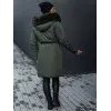 Zaļa sieviešu divpusējā jaka Adnel TY4589