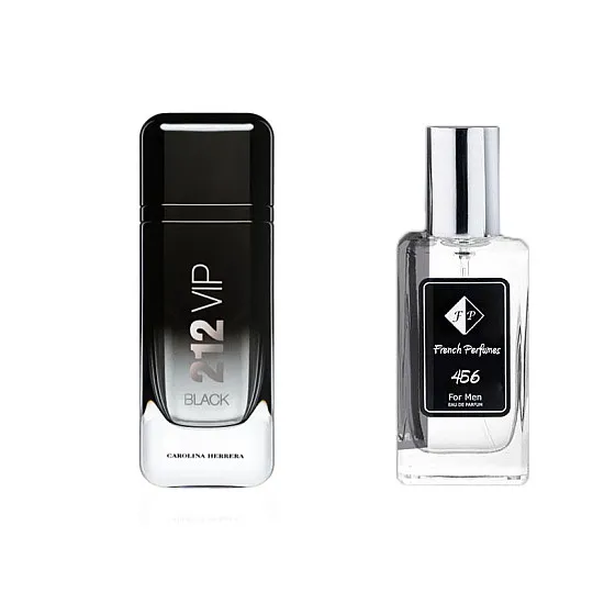No456 smaržas, ko iedvesmojusi Carolina Herrera - 212 Vip Black 104 ml EDP FP456-104 French Perfumes