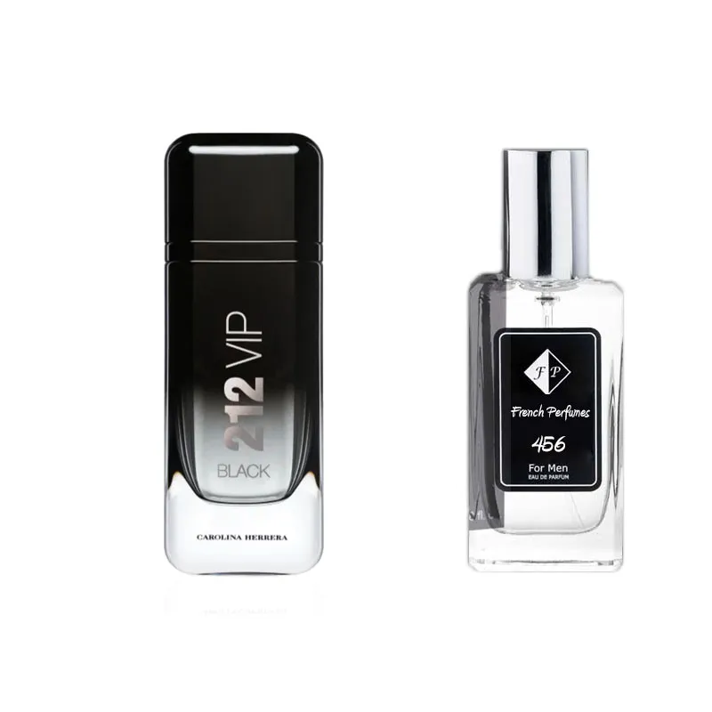No456 smaržas, ko iedvesmojusi Carolina Herrera - 212 Vip Black 104 ml EDP FP456-104 French Perfumes