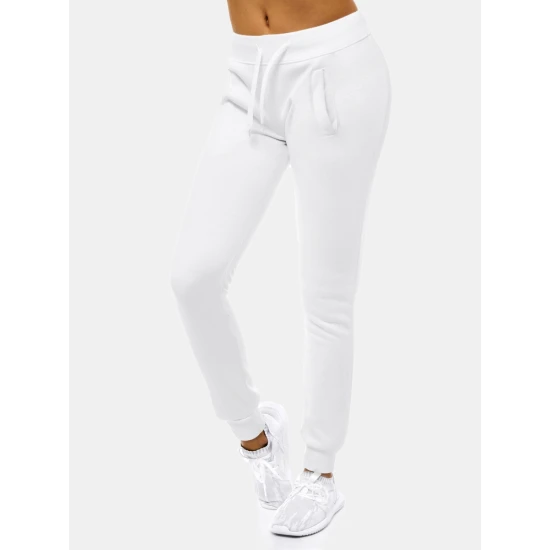 Sieviešu baltas ikdienas bikses Flor JS/CK01