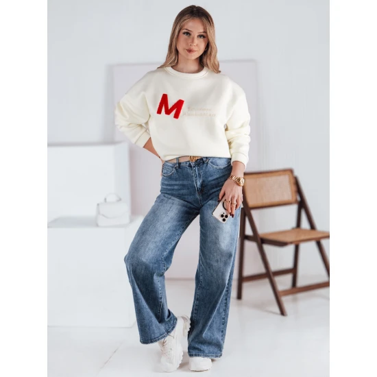 Sieviešu balts džemperis Aven BY1353