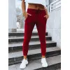 Sieviešu bordo krāsas ikdienas bikses Flor JS/CK01