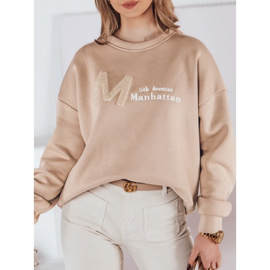 Sieviešu brūns džemperis Aven BY1354