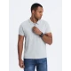 Vīriešu gaiši pelēks polo krekls Cristan V22 S1374