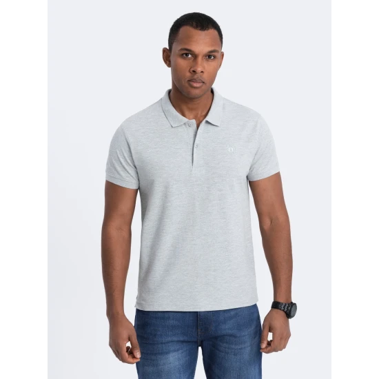 Vīriešu gaiši pelēks polo krekls Cristan V22 S1374