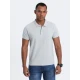 Vīriešu gaiši pelēks polo krekls Cristan V22 S1374