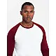 Vīriešu krekls ar garām piedurknēm Artur, balts/bordeaux V2 OM-LSCL-0105