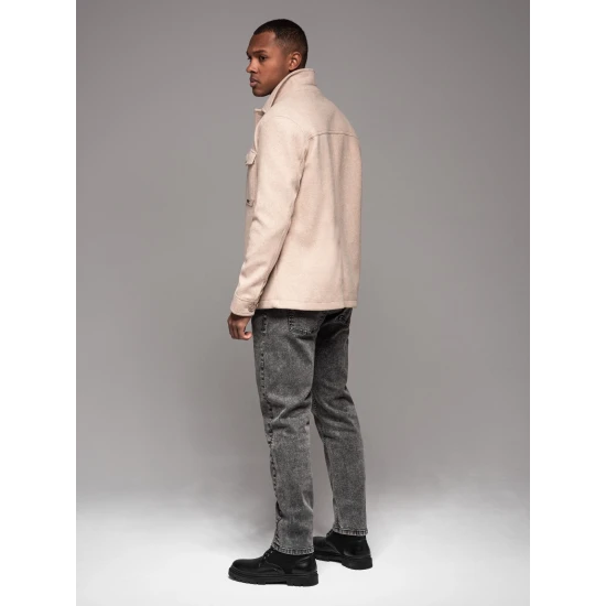 Vīriešu pelēkie džinsi Joy V4 OM-PADP-0217