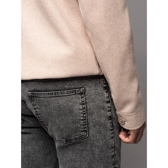 Vīriešu pelēkie džinsi Joy V4 OM-PADP-0217