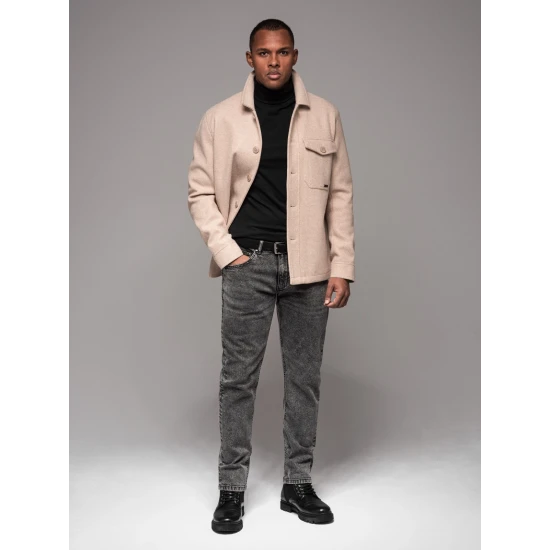 Vīriešu pelēkie džinsi Joy V4 OM-PADP-0217