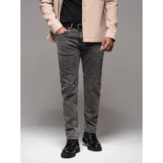 Vīriešu pelēkie džinsi Joy V4 OM-PADP-0217
