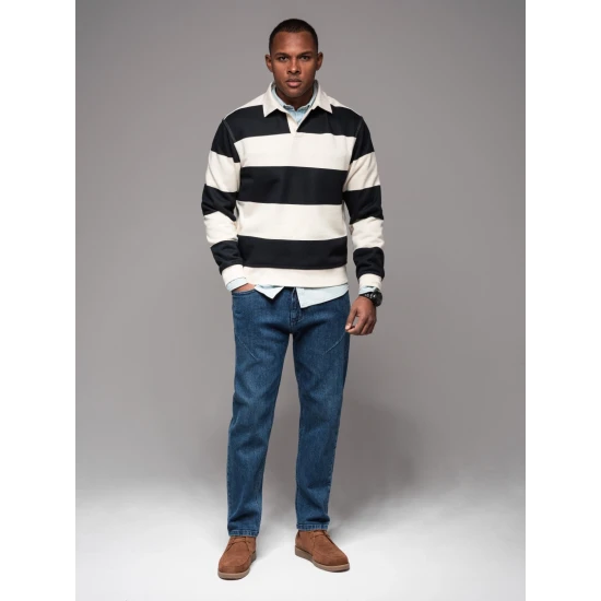 Vīriešu tumši zili džinsi Carl V2 OM-PADP-0227