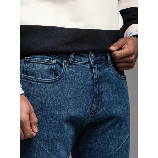 Vīriešu tumši zili džinsi Carl V2 OM-PADP-0227