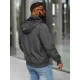 Tumši pelēka jaka ar kapuci Kemir JS/16M9207/92