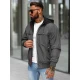 Tumši pelēka jaka ar kapuci Kemir JS/16M9207/92