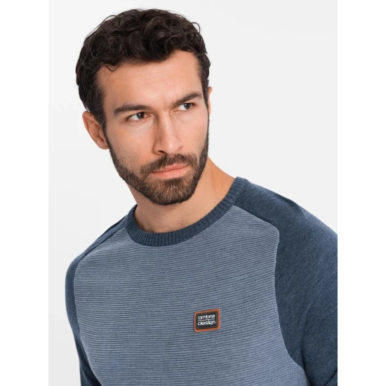 Vīriešu tumši zils džemperis Rox Džemperi