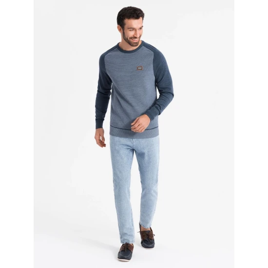 Vīriešu tumši zils džemperis Rox Džemperi