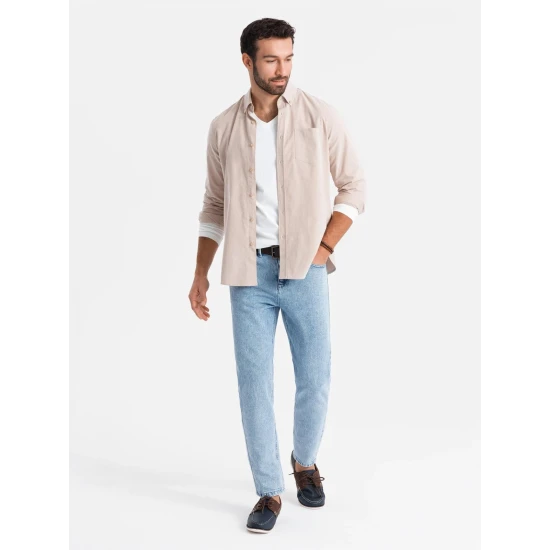 Vīriešu zilie džinsi Alvi V1 OM-PADP-0225