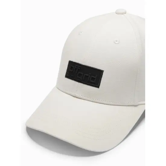 Unisex balta cepure Grid V2 OM-ACCS-0104
