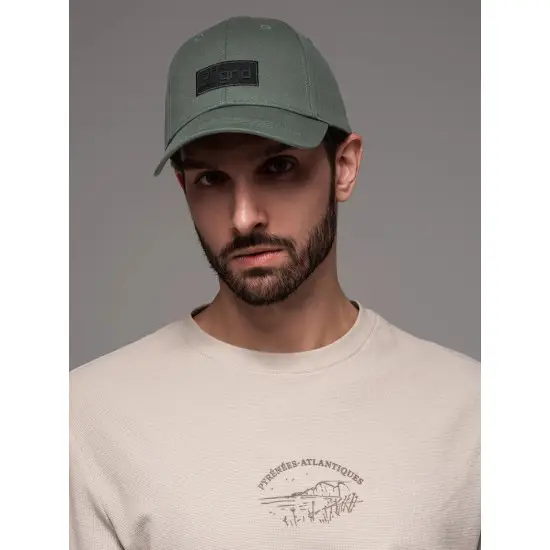Unisex zaļa cepure Grid V6 OM-ACCS-0104