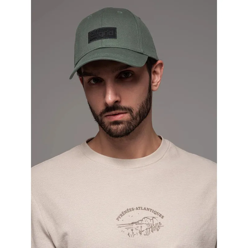 Unisex zaļa cepure Grid V6 OM-ACCS-0104