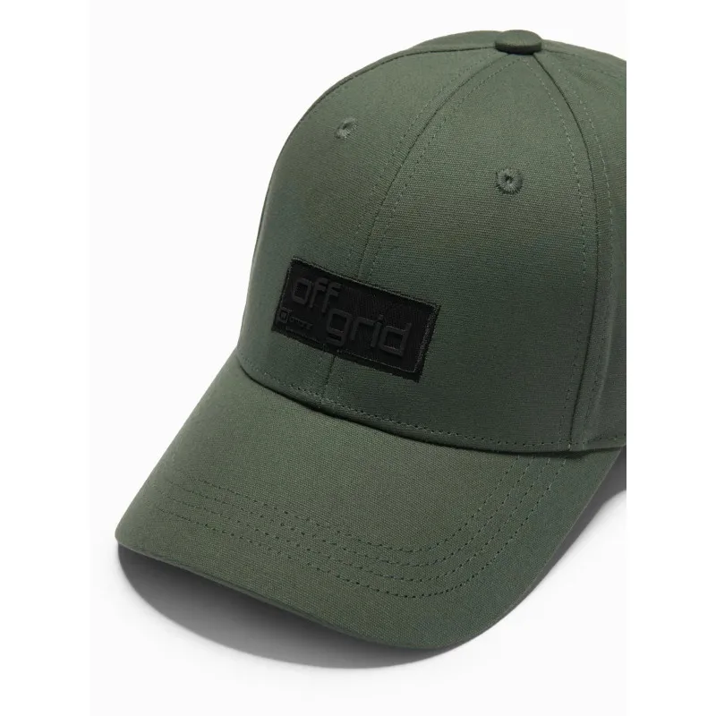 Unisex zaļa cepure Grid V6 OM-ACCS-0104