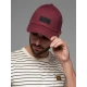 Unisex bordo krāsas cepure Grid V8 OM-ACCS-0104