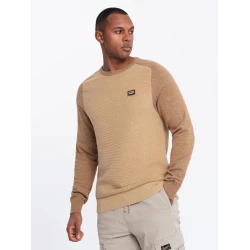Brūns vīriešu džemperis Rox