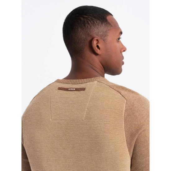 Brūns vīriešu džemperis Rox V4 OM-SWSW-0121