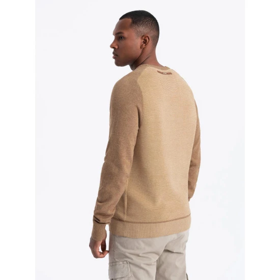 Brūns vīriešu džemperis Rox V4 OM-SWSW-0121