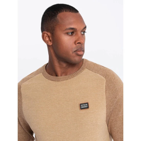 Brūns vīriešu džemperis Rox V4 OM-SWSW-0121