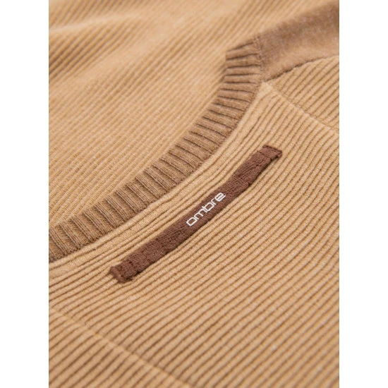 Brūns vīriešu džemperis Rox V4 OM-SWSW-0121